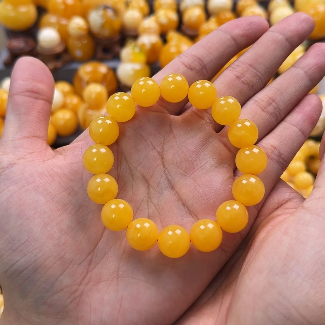 琥珀未镶嵌珠宝奇石12.6mm同料