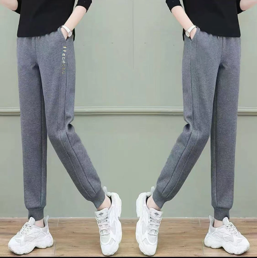 606升级款六片防风加绒收口卫裤