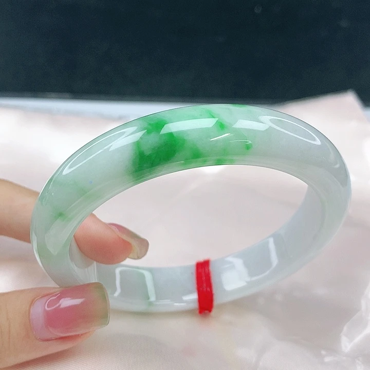 翡翠未镶嵌手镯圈60.5，16064