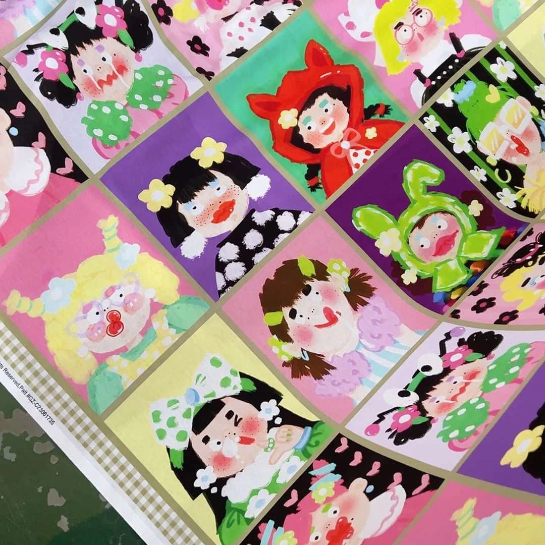 0.72米价纯棉平布1.1米宽果子布艺12