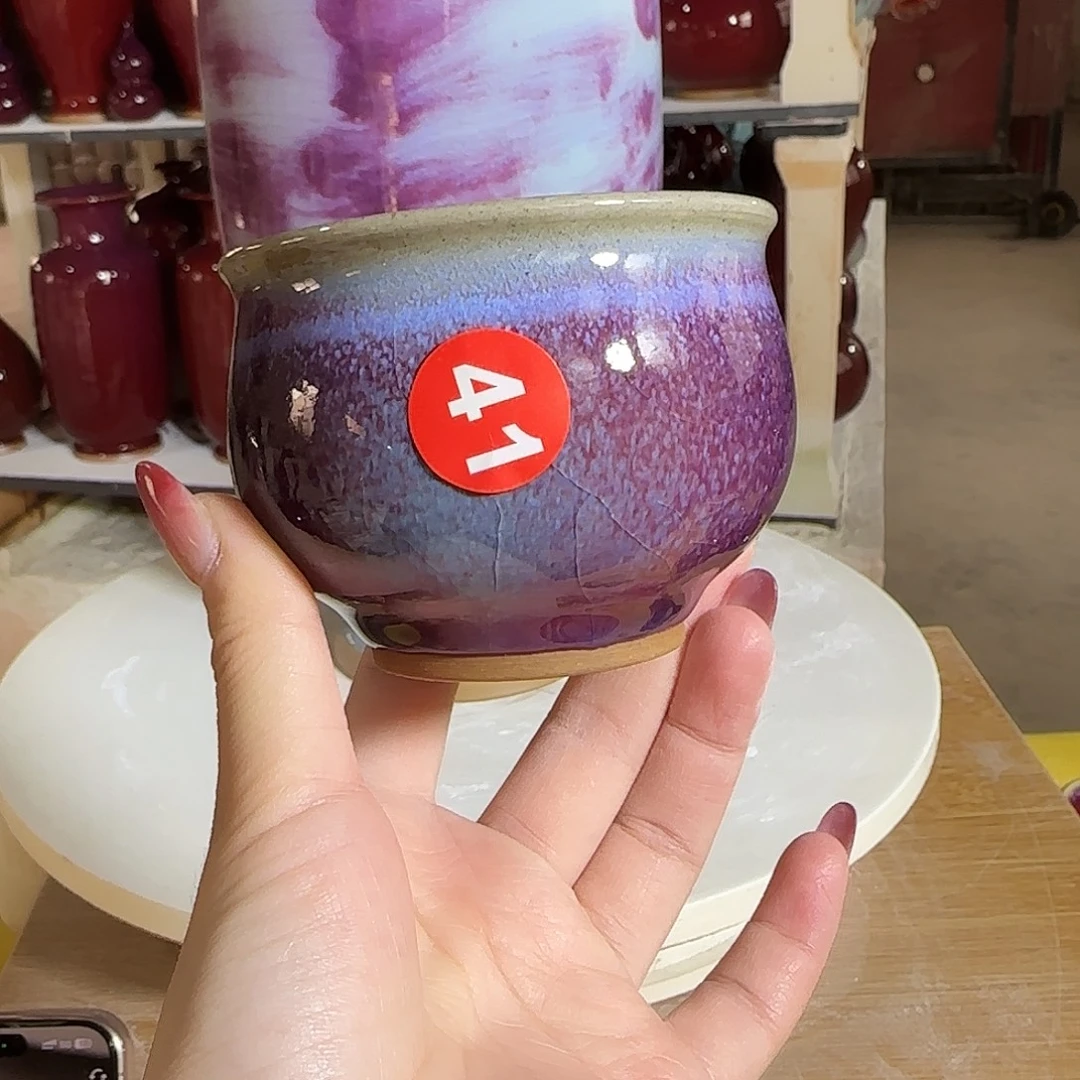 摆件陶郑家钧窑摆件
