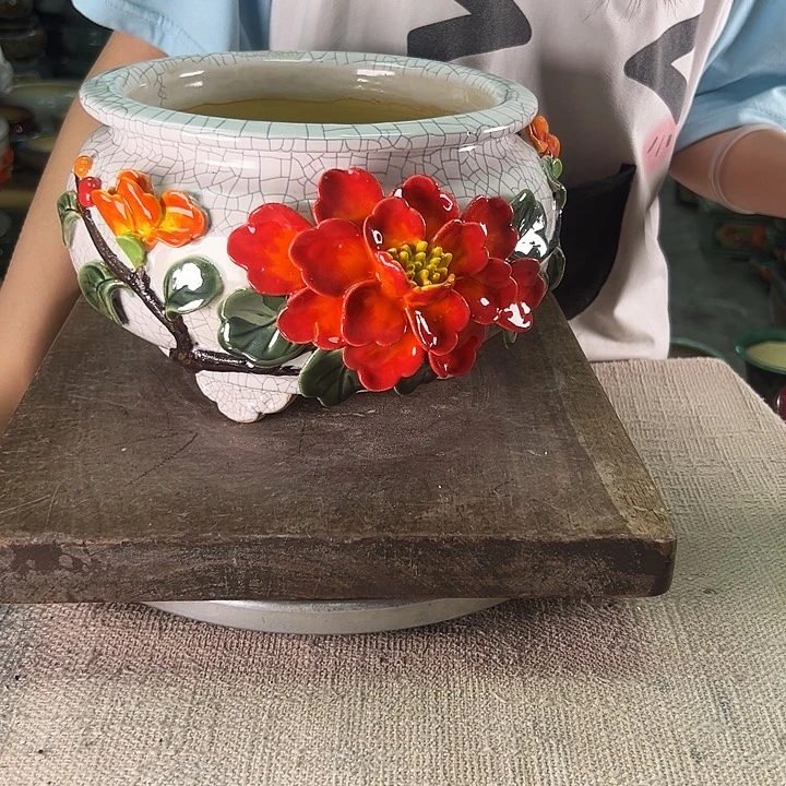 泳坤堂石湾盆陶瓷