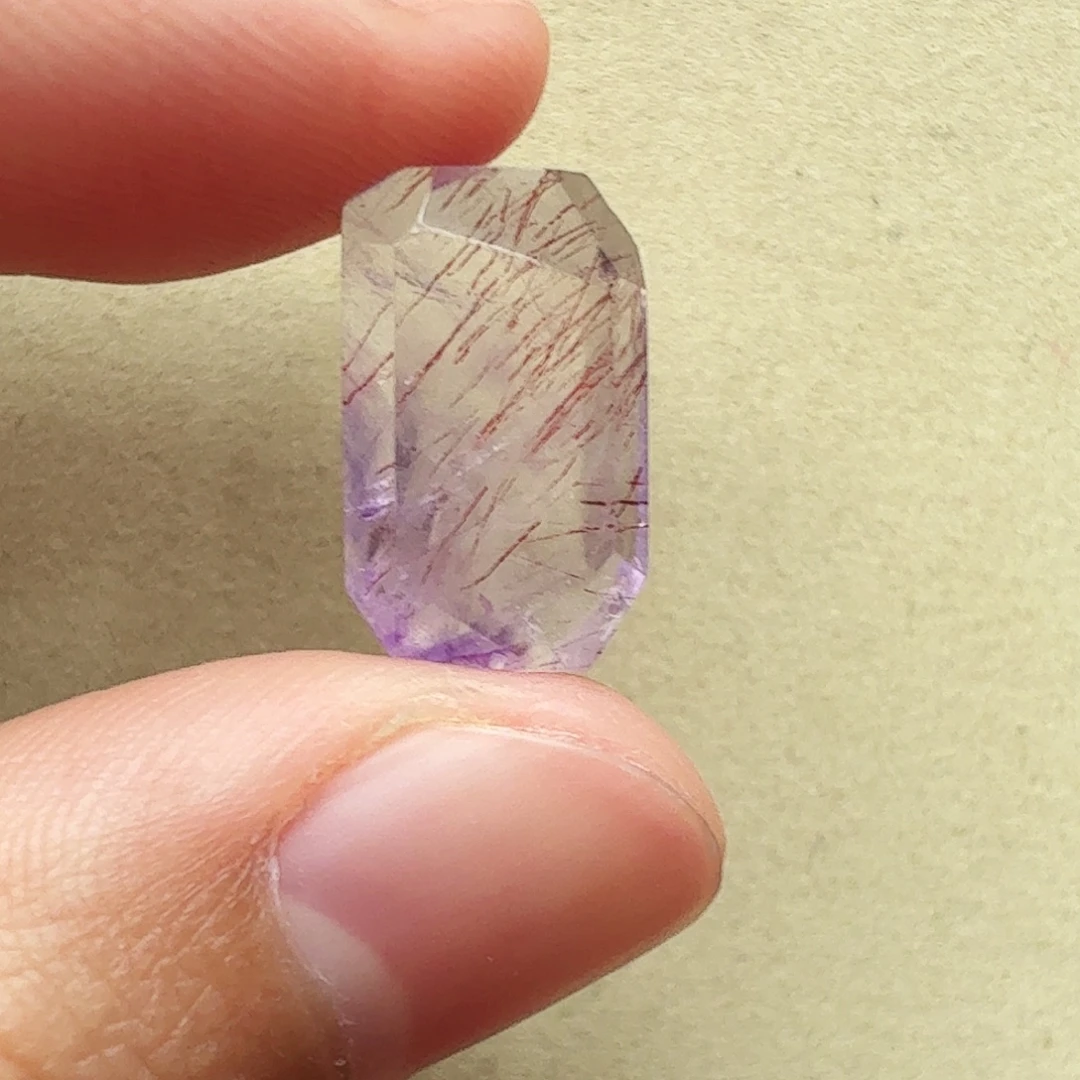 颈饰水晶未镶嵌打孔定制不退换超七