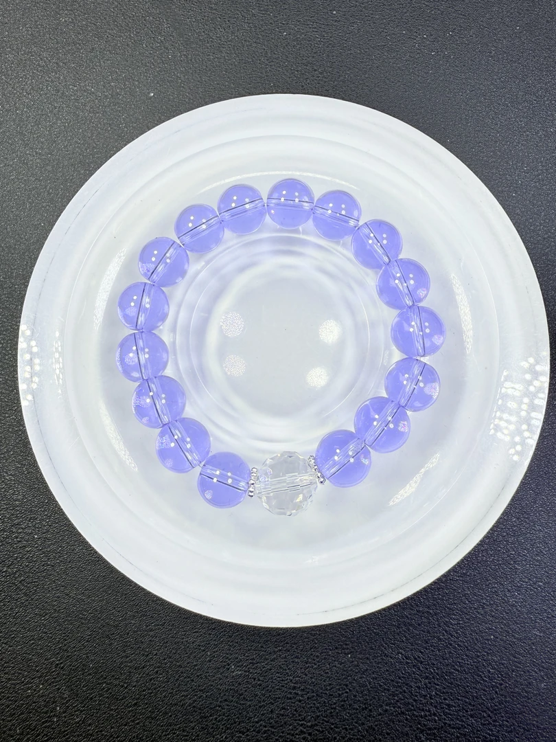 紫色12mm手串发一条C142