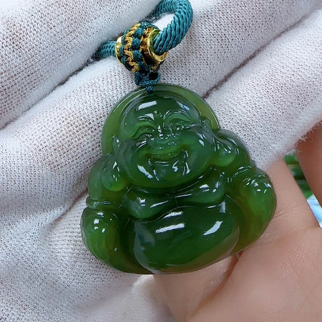 和田玉（碧玉）挂坠未镶嵌