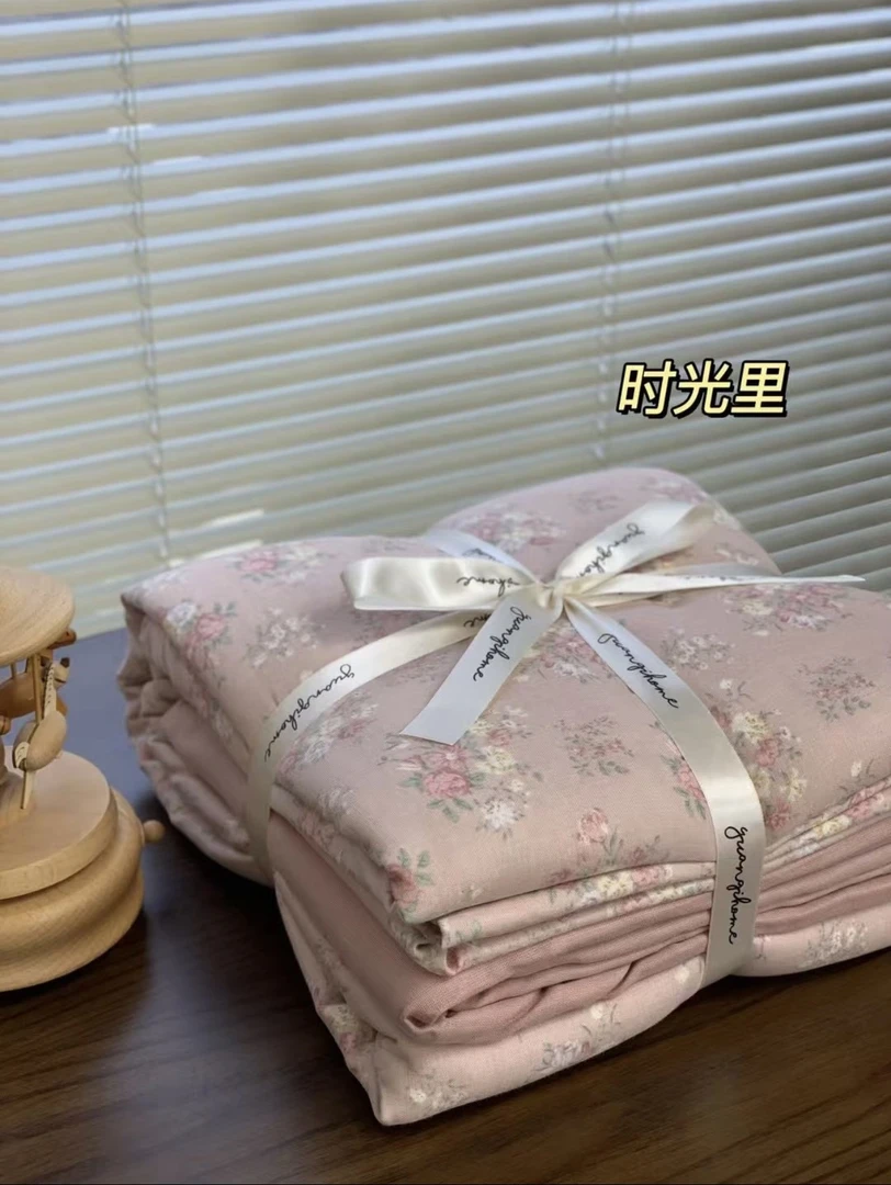 时光里～A类全棉有氧双层纱四件套