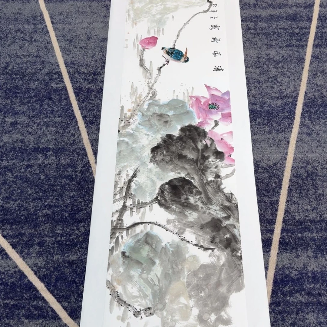 国画国画作品山水花鸟