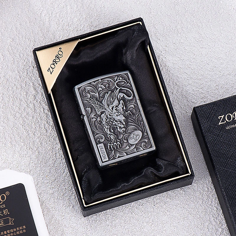 ZORRO 财色双收本色【ZK23-2】煤油打火机防风送男友个性创意打火机