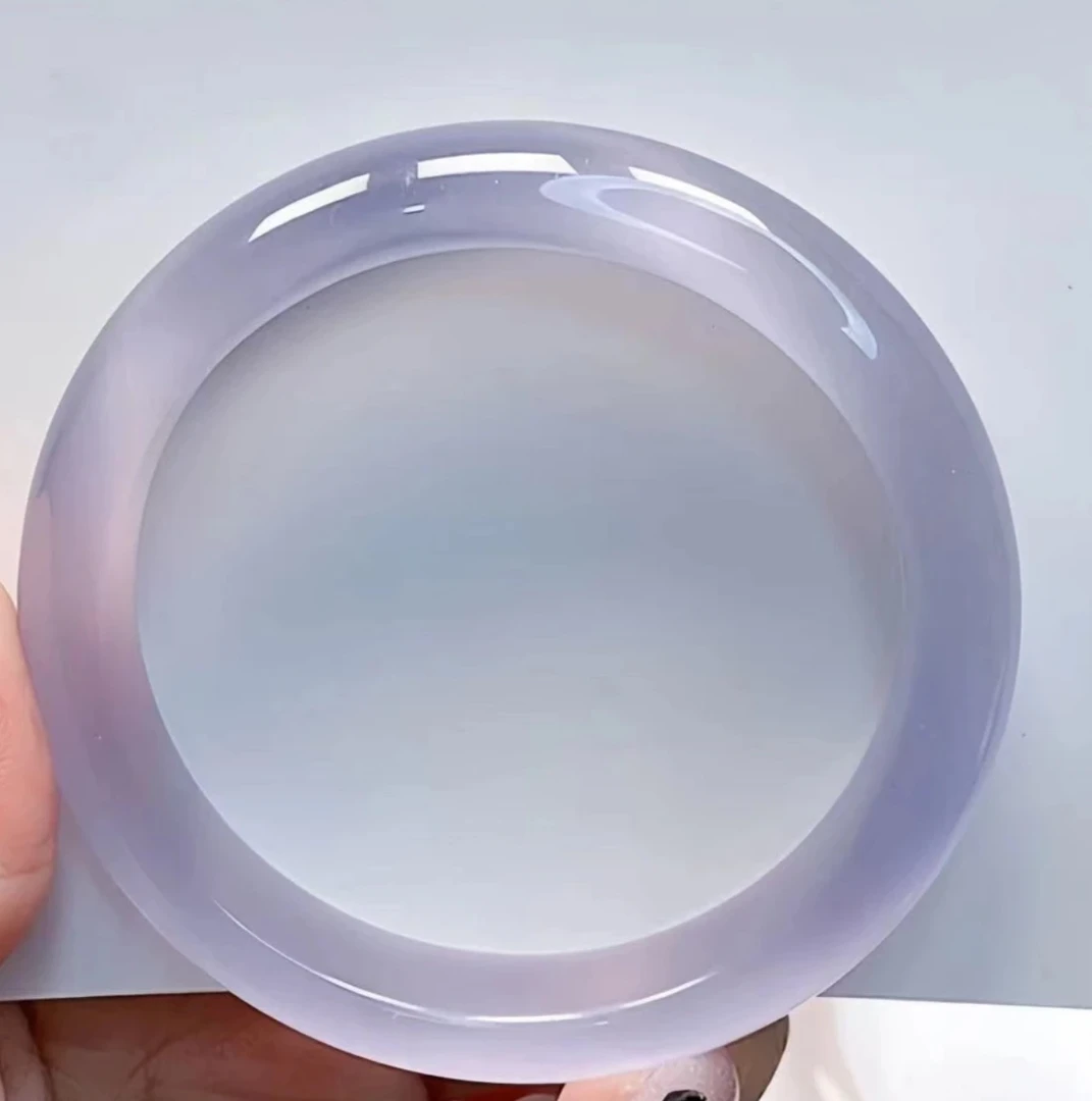 高货【紫罗兰】冰透手镯 52圈口