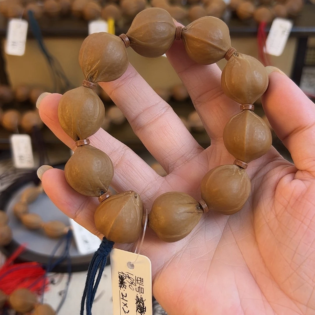 橄榄核手串K*I梅林铁核百年老树核素串2124