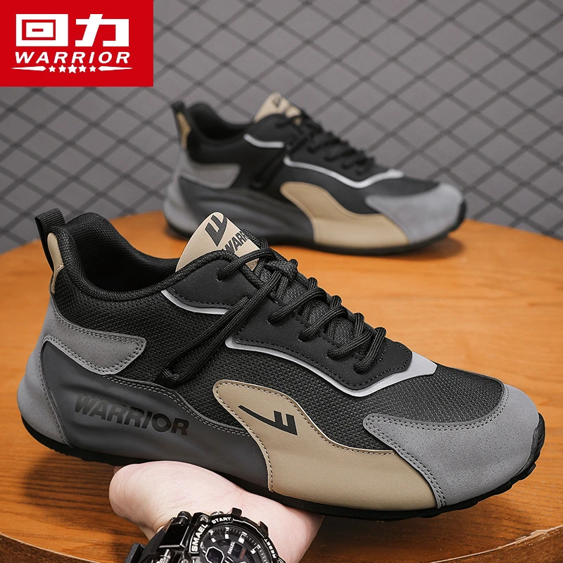 回力男鞋2025冬季新款百搭运动休闲板鞋男士户外开车防滑耐磨潮鞋