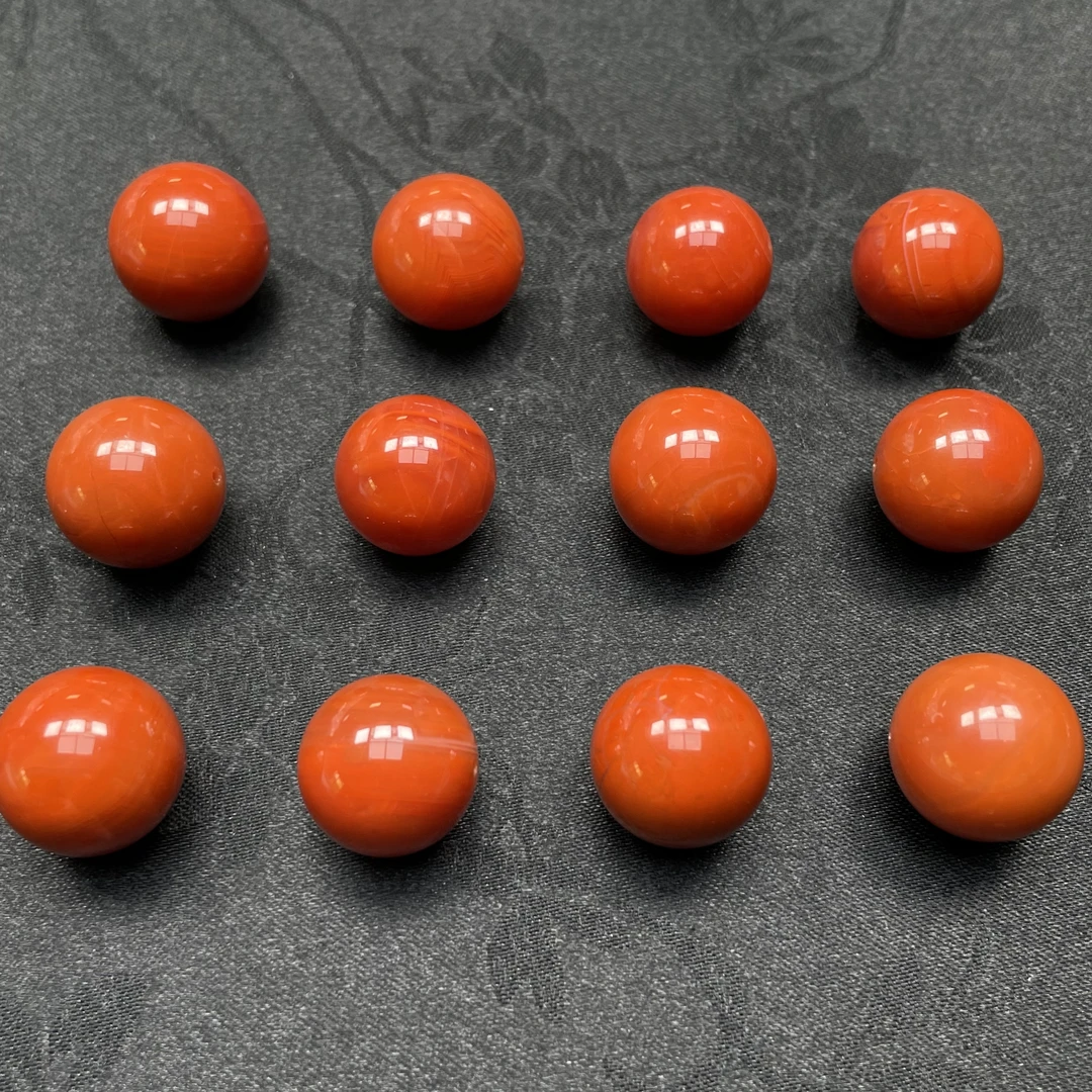 「戴琴珠宝」DQ5138-南红15mm左右单珠配件（多样性发其一）