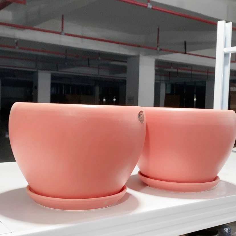 【闪购商品】红陶陶瓷花盆，多肉花盆