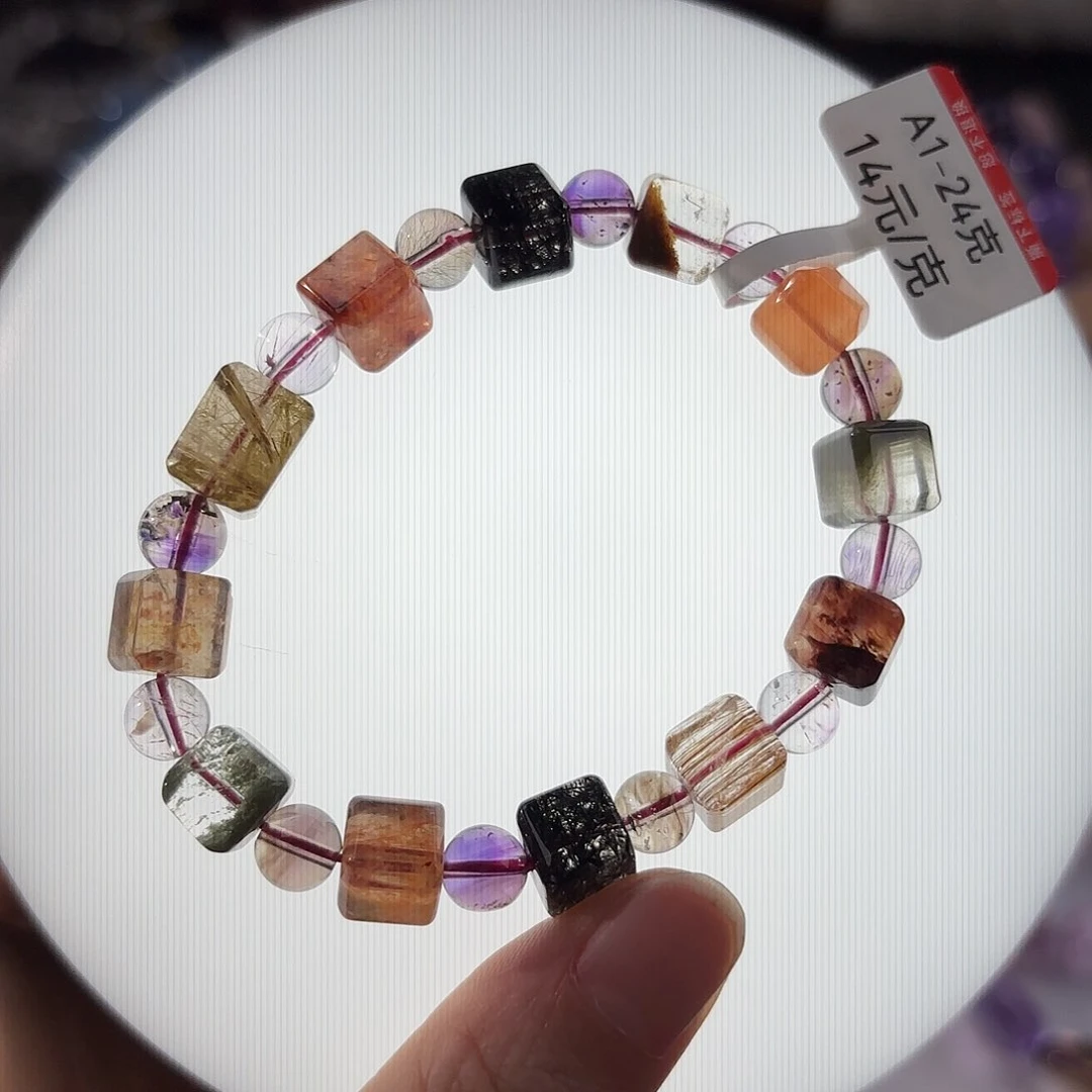 手串多宝未镶嵌水晶石**妈