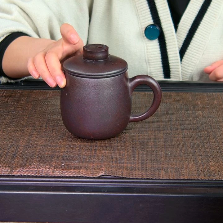 紫砂茶杯原矿紫砂