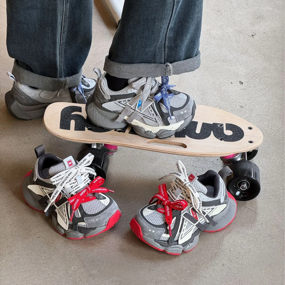 TomoKids【春日活力】春季上新时尚老爹鞋百搭防滑男女童韩系童鞋