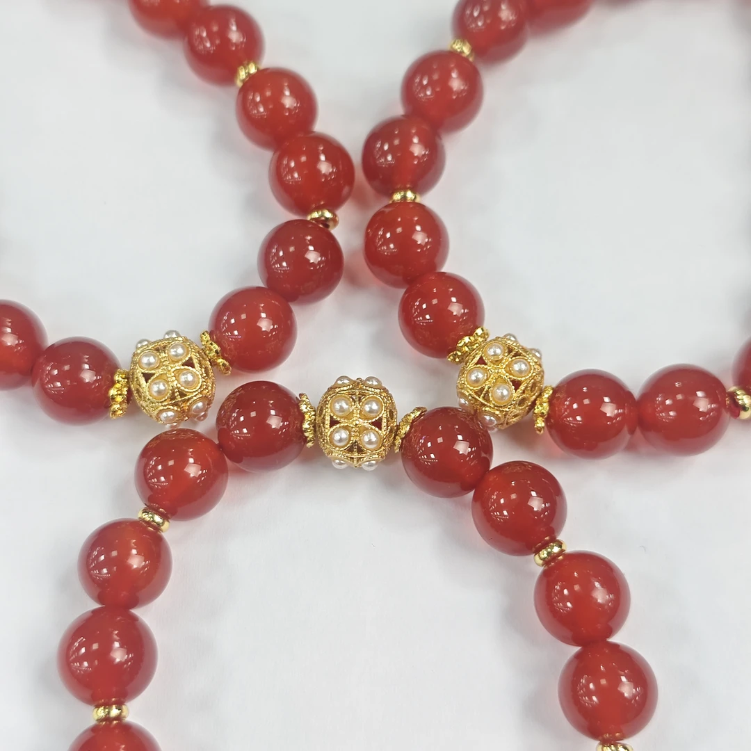 【书记甄选】原创红玛瑙单圈手链 多样性发一件 约10mm CC4229