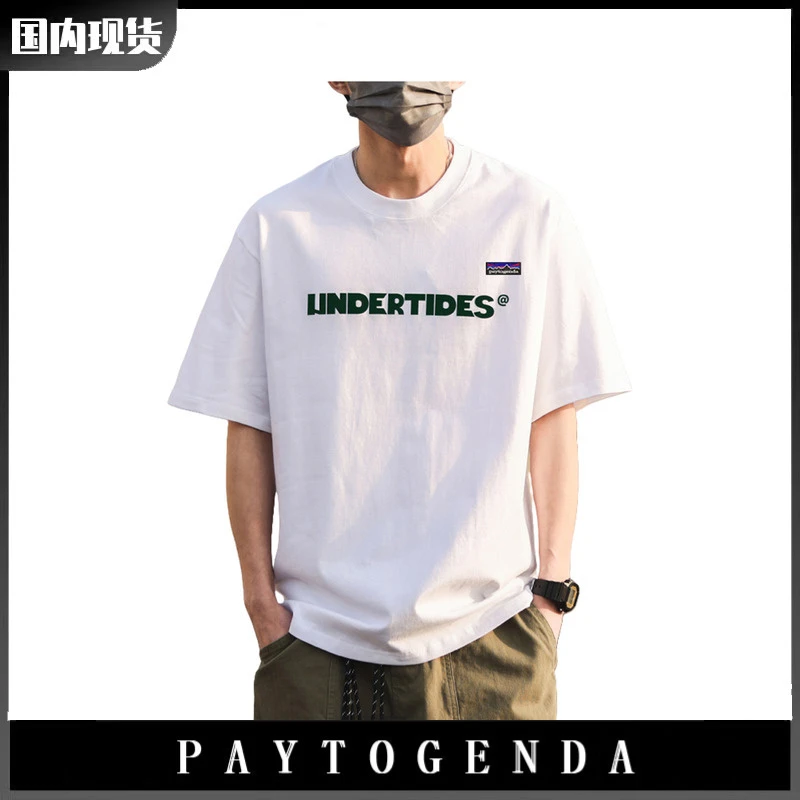 巴塔正品PAYTOGENDA潮现货短袖T恤男女同款夏季宽松休闲半袖上衣