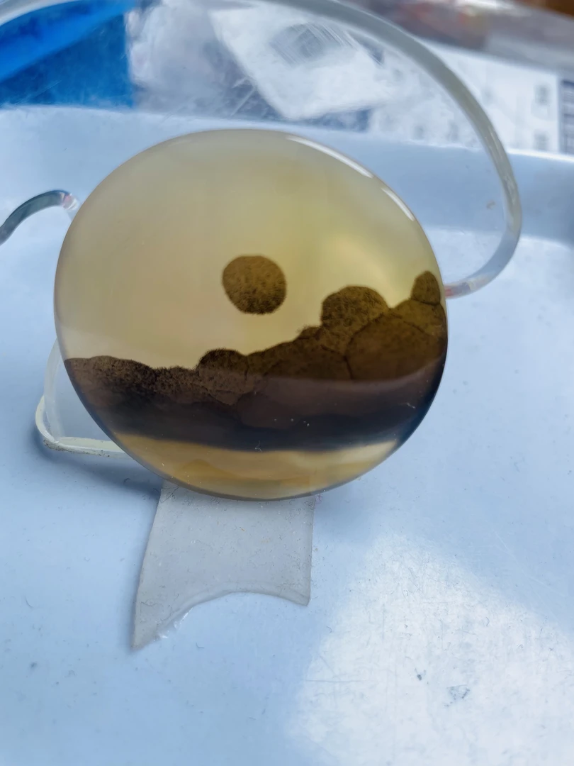 巴西玛瑙意境吊坠