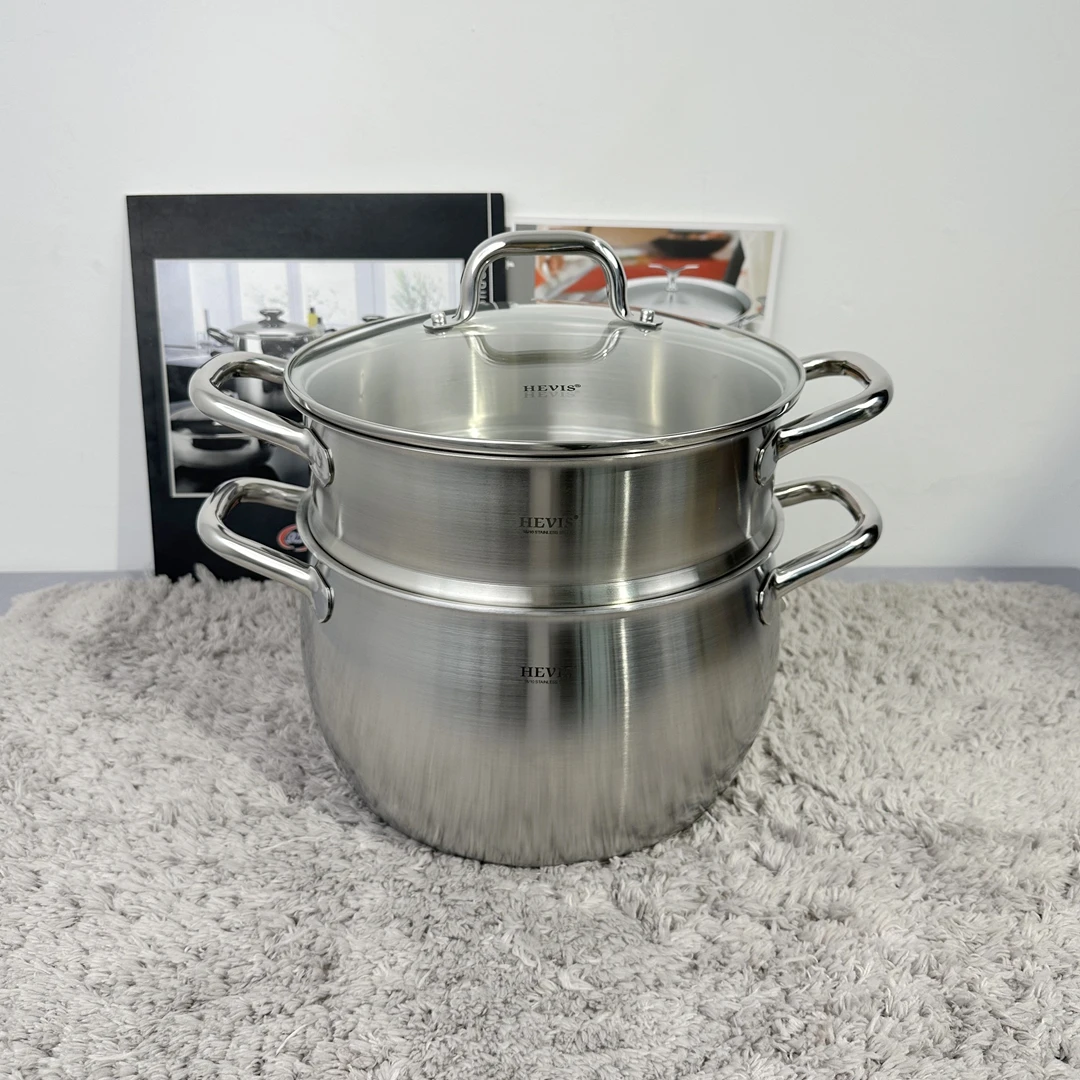 德系希维施18/10莱恩系列不锈钢加厚胀型汤锅