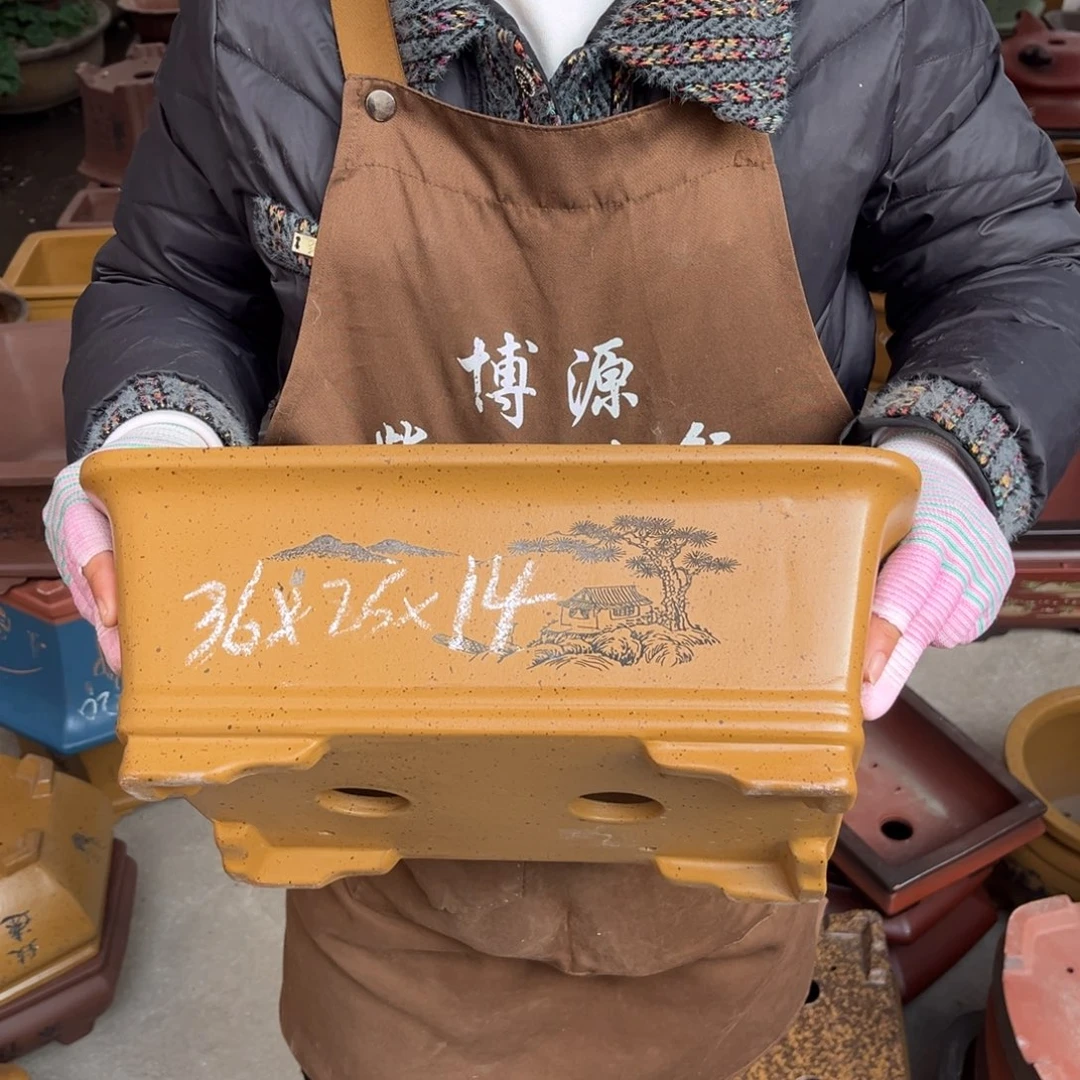 紫砂花盆盆景艺术