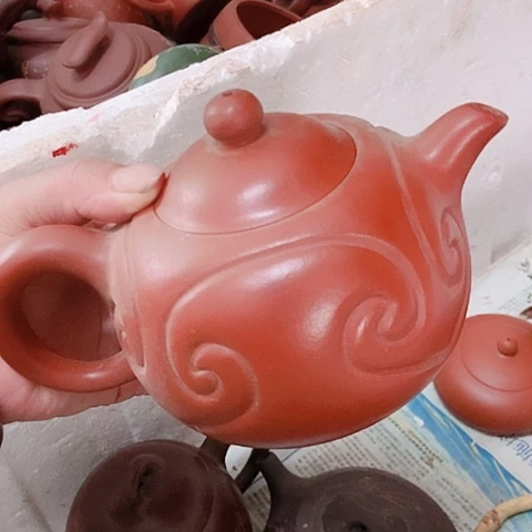 茶杯绿泥宜兴紫砂全手工制作大放福利回馈