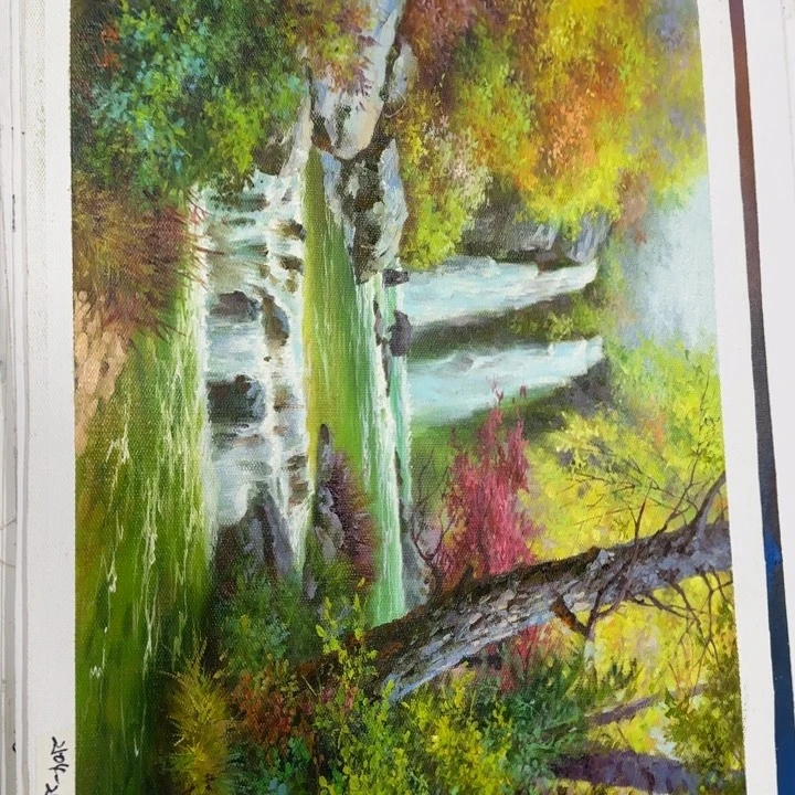油画你在我心中是个