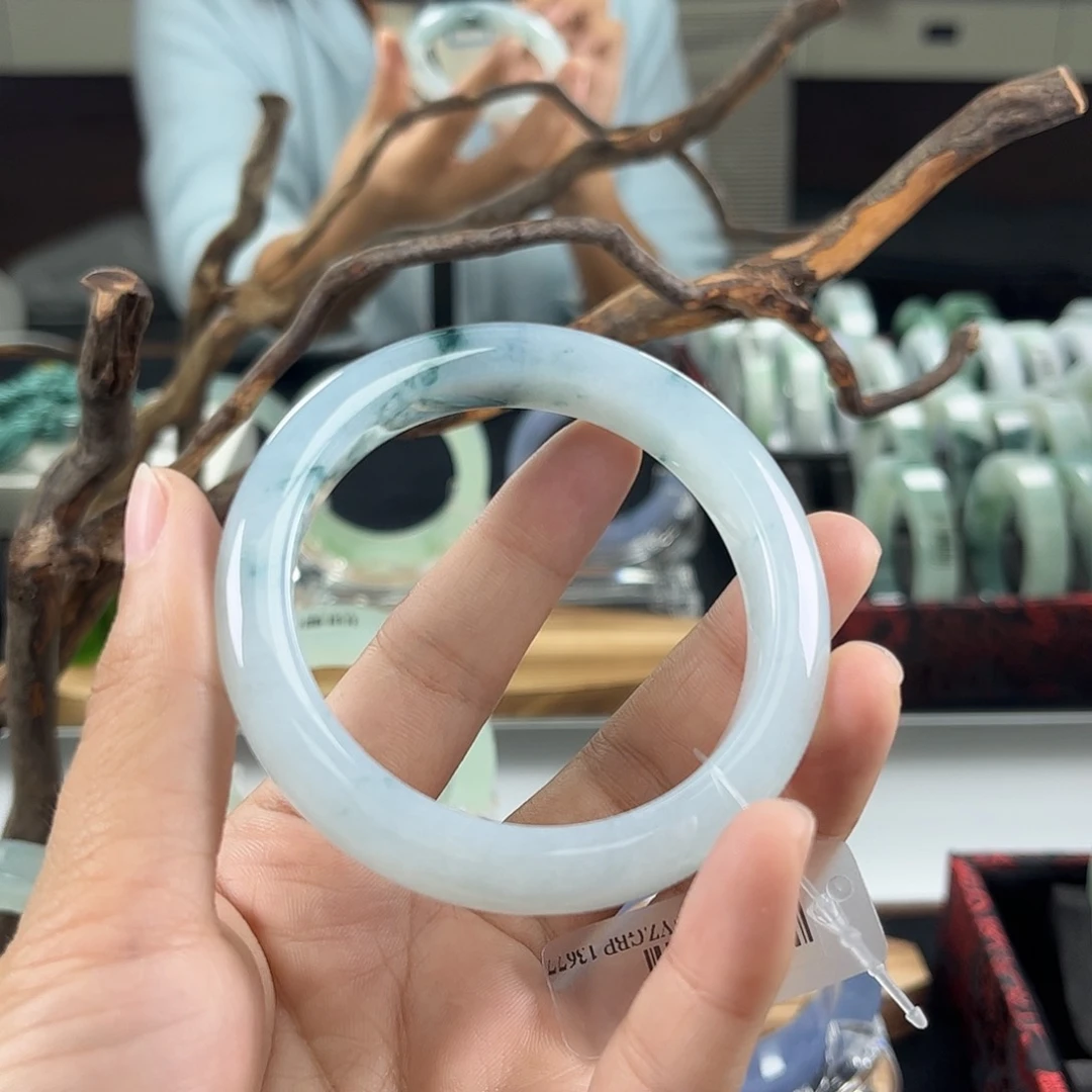 未镶嵌手镯翡翠现***发天然缅甸a货翡翠飘花