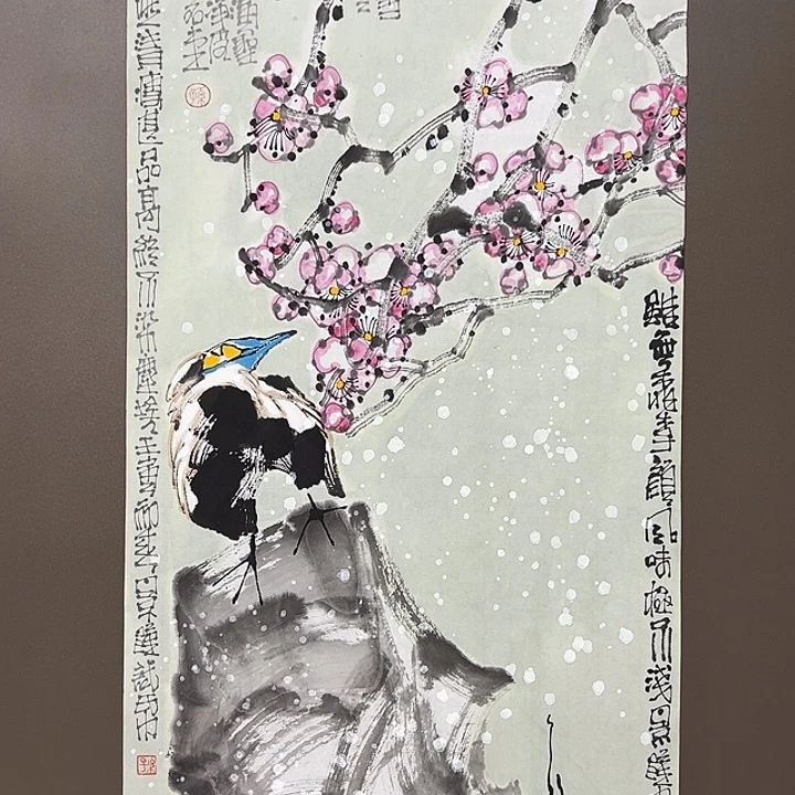国画孙景隆  手绘原创
