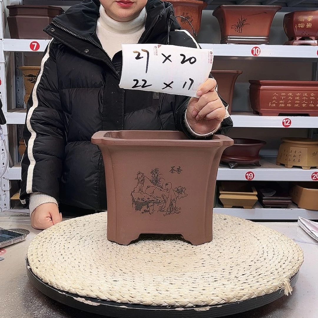 紫砂花盆紫砂花盆