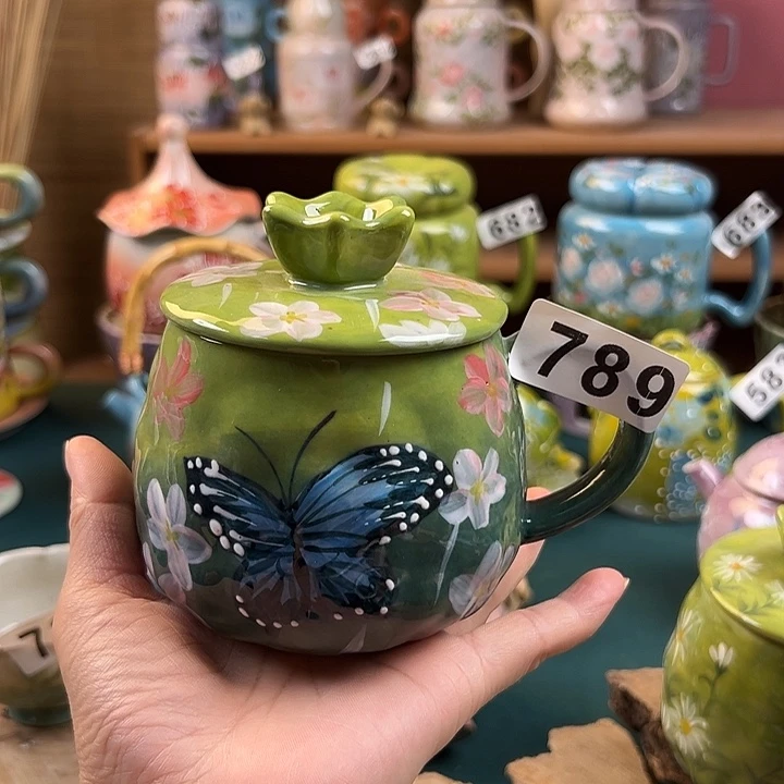 杯景德镇陶瓷手绘作品789