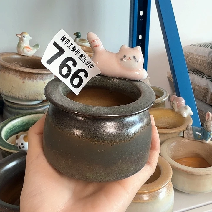 景德镇手工陶瓷盆 口6