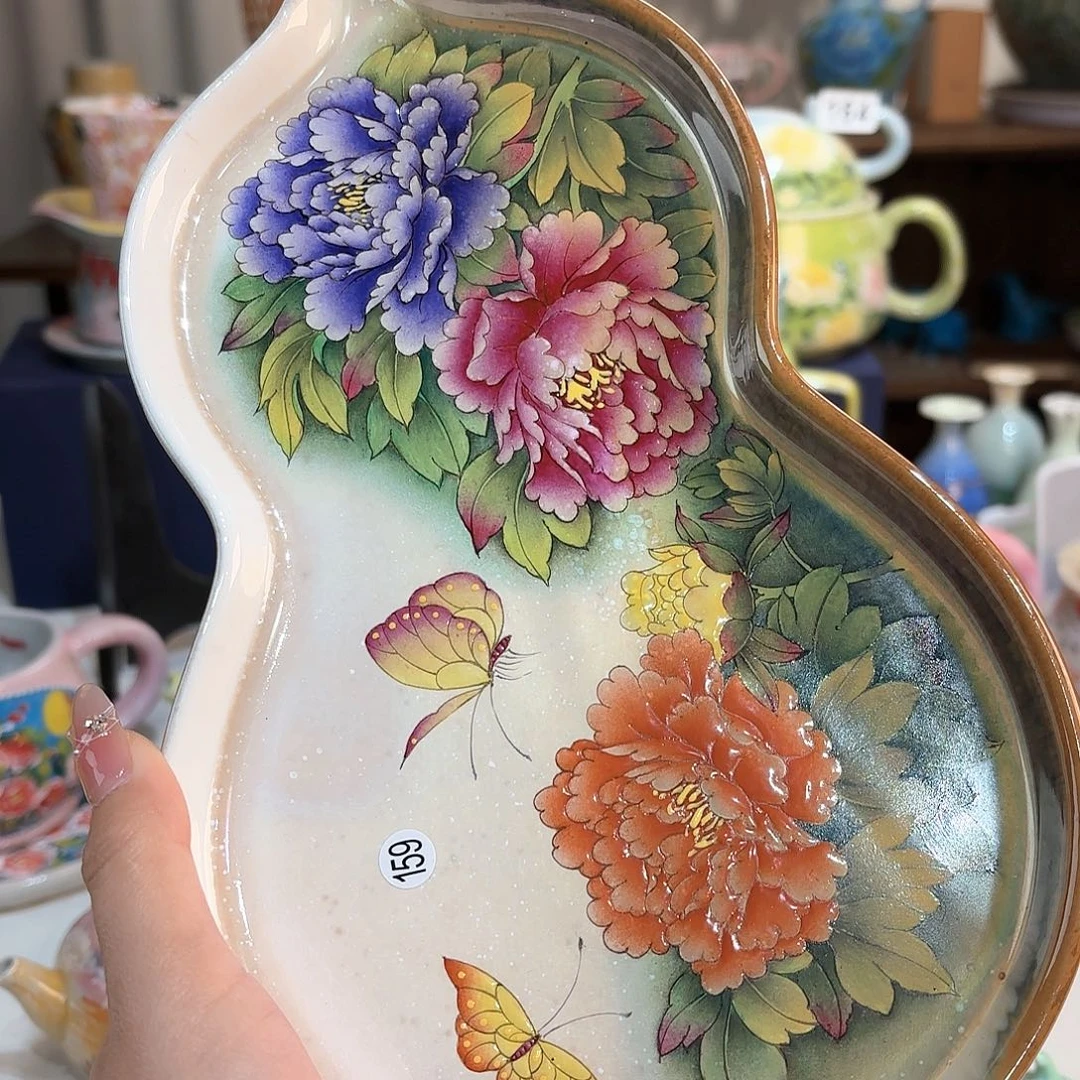 米***装景德镇手绘高温釉下彩陶瓷茶具