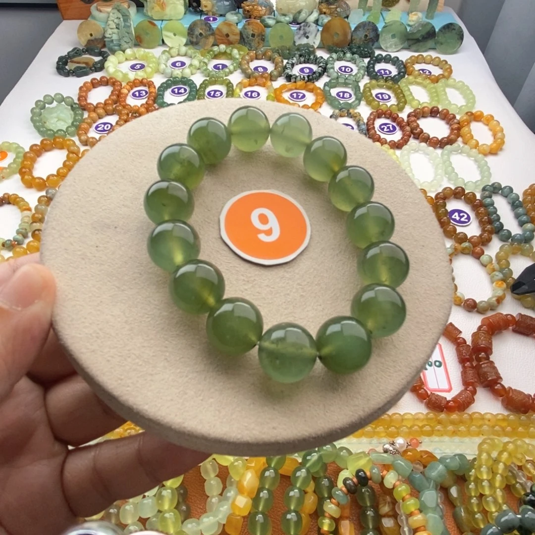 未镶嵌蛇纹石玉手串