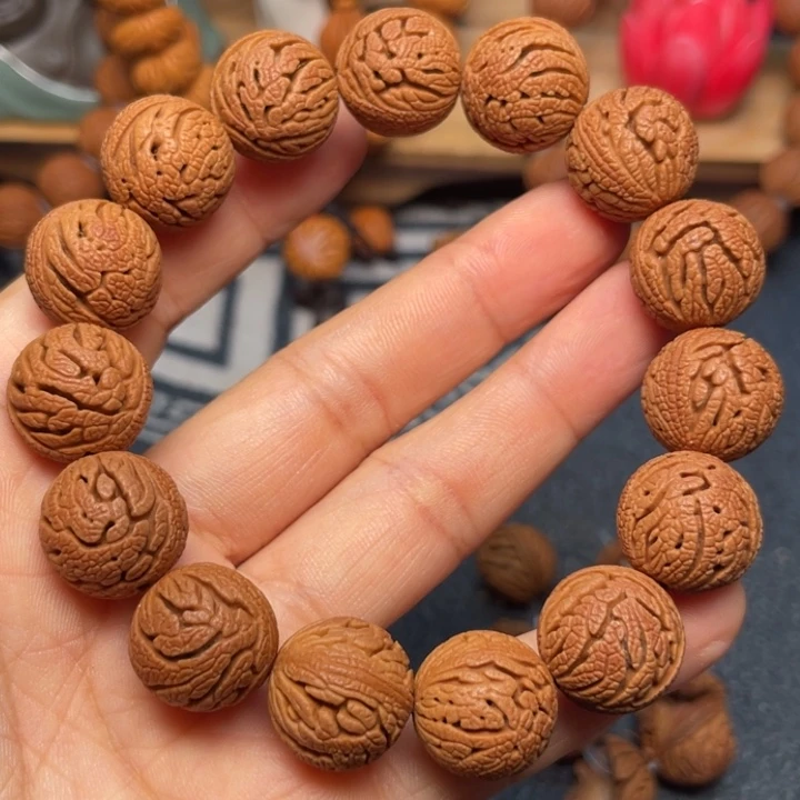 桃核手串龙纹桃核1