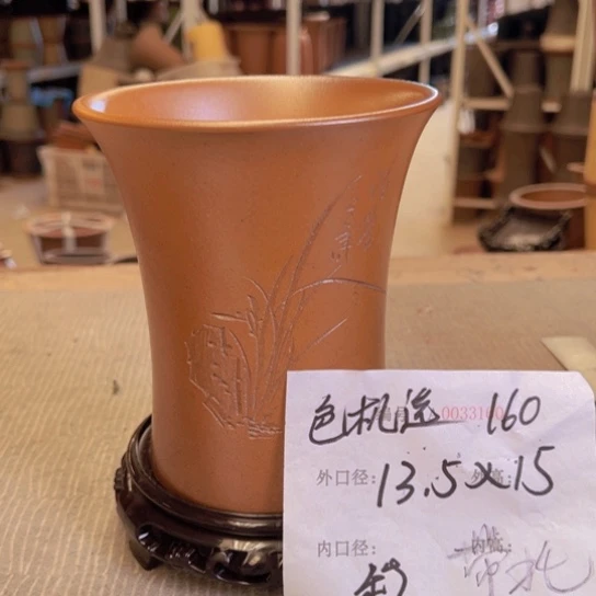 紫砂花盆紫紫砂盆