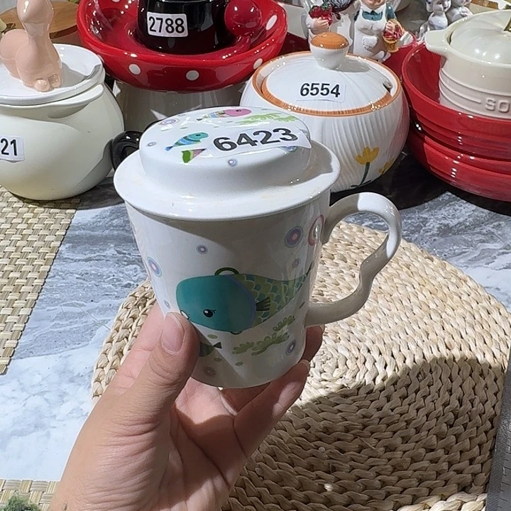 瓷微瑕陶瓷满15包邮6423