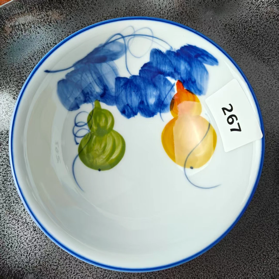 景德镇手绘釉中彩（食品级）饭碗壮壮碗267