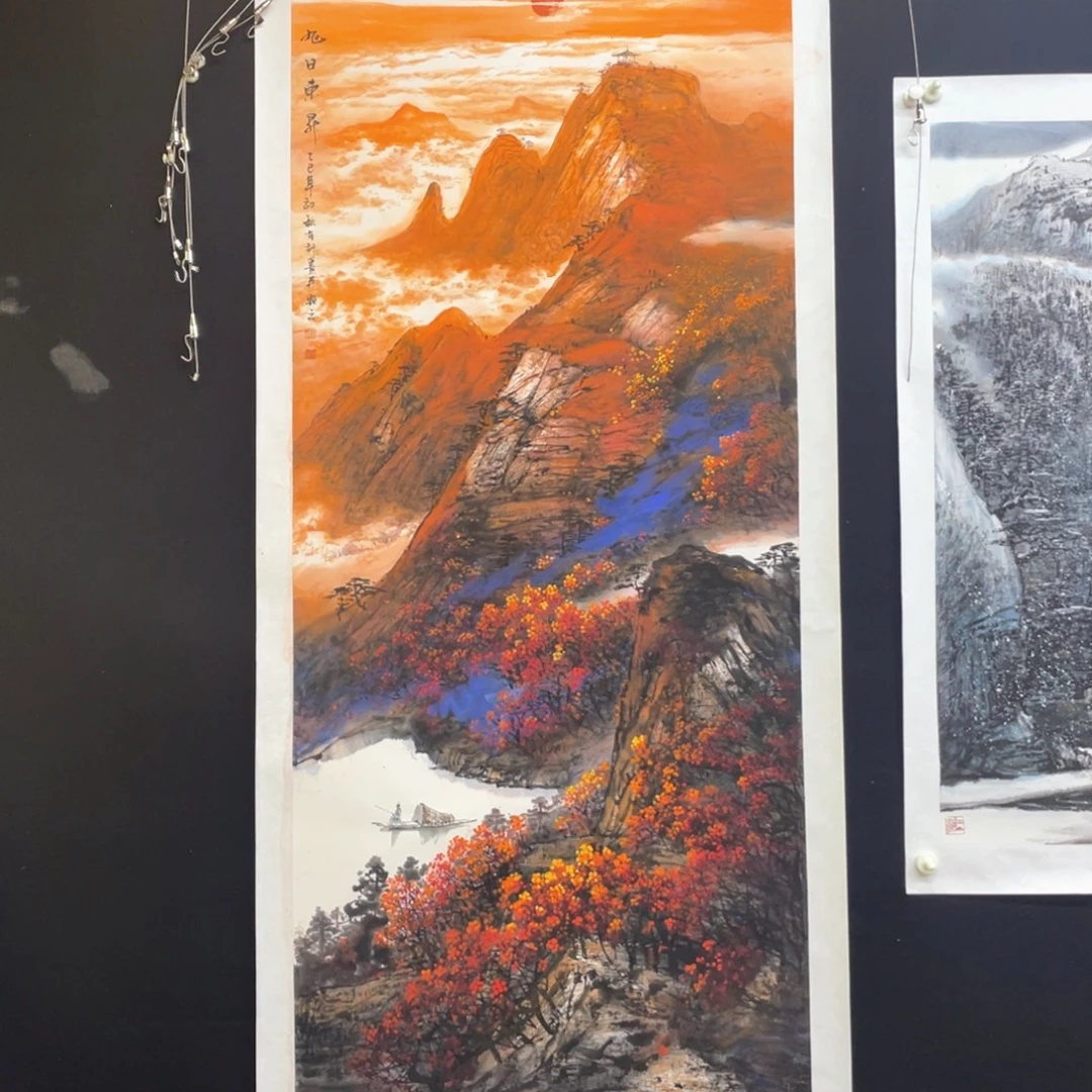 国画手绘国画，精品山水