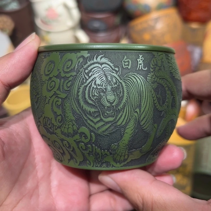 紫砂茶杯宜兴紫砂主人杯