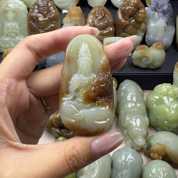 双***裕和田玉未镶嵌挂件