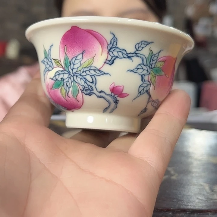 瓷其他景德镇高温瓷压手杯0063