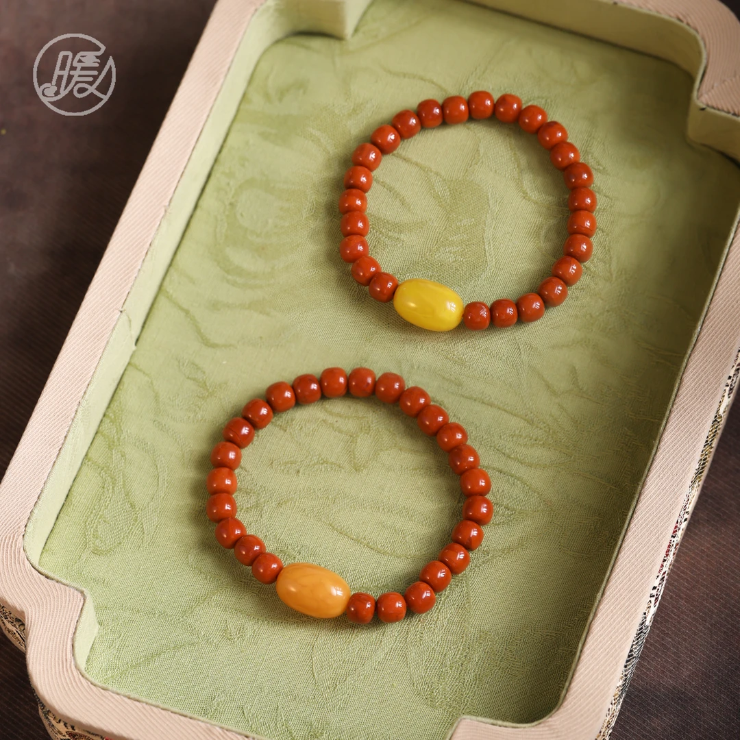 Nuanyan/暖言单圈玛瑙手串老型珠7mm+搭配枣珠手链5573多样性发一