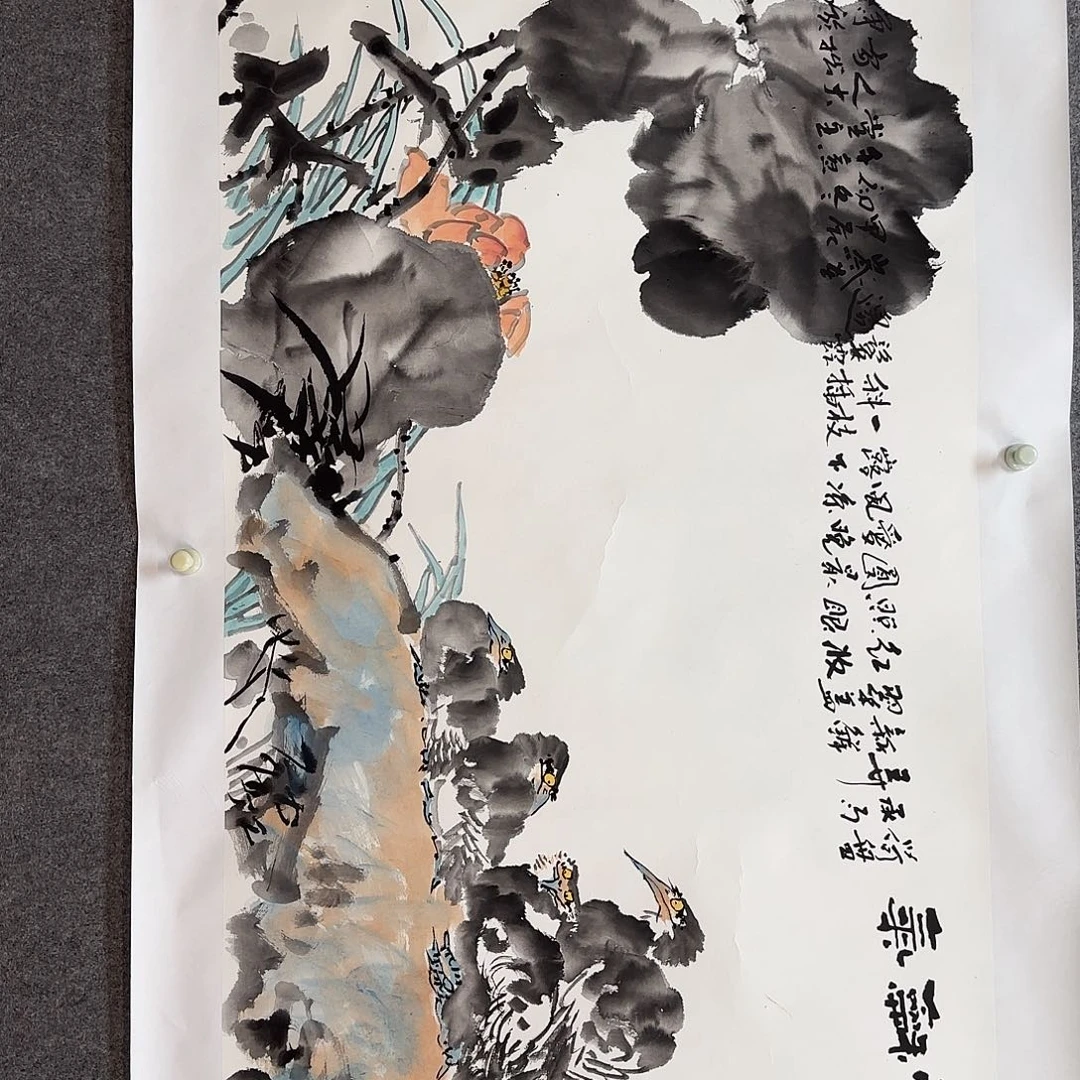 国画大雷老师手绘作品