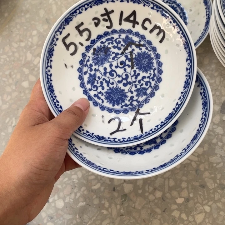 摆件景德镇高温细白瓷餐具