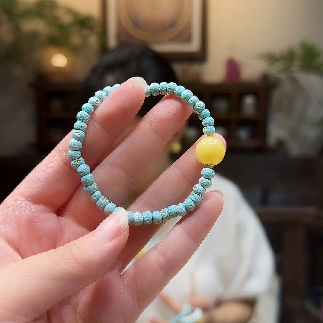 蜜蜡未镶嵌手串设计款