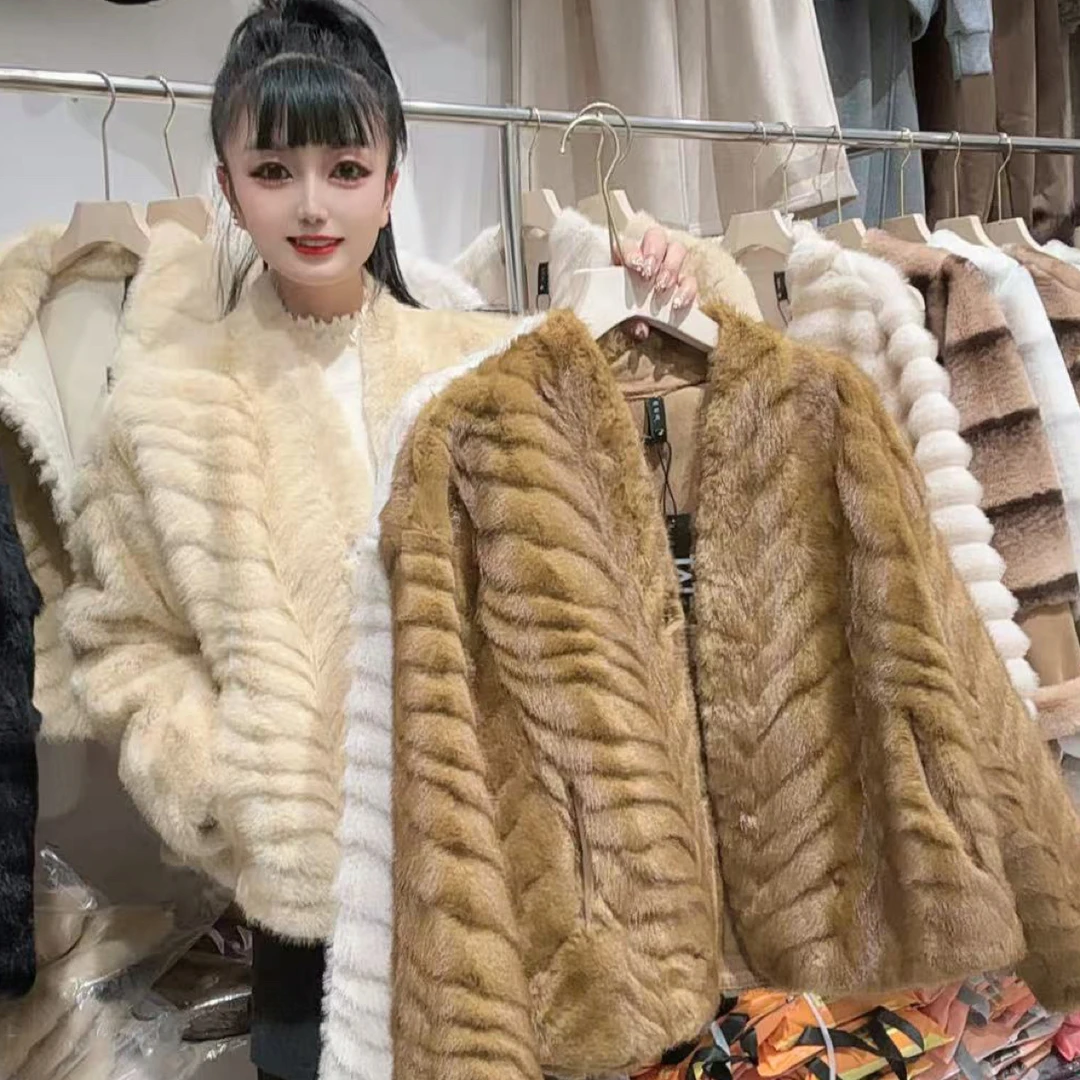 0329密菲欧美轻奢V领外套