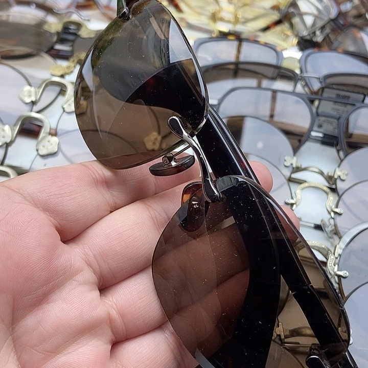 分体款天然水晶石头眼镜