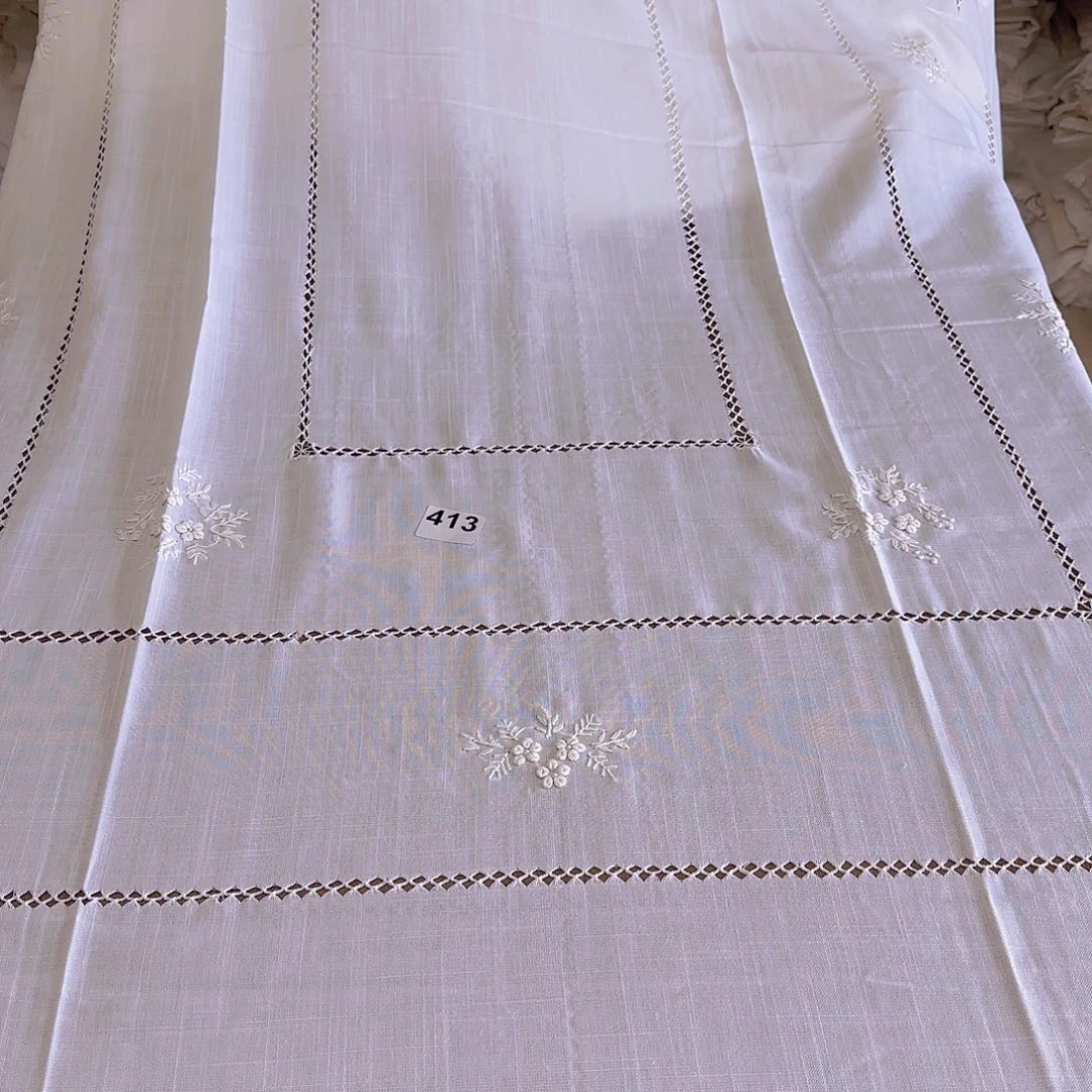 棉麻手绣2.3❌2.6床盖413号