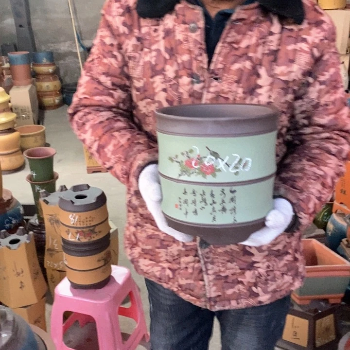 紫砂花盆紫砂花盆